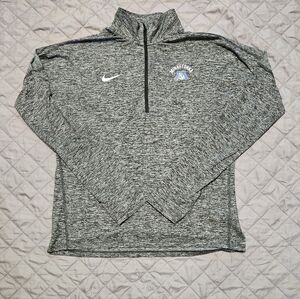Nike Heather Gray Zip-Up Men's Sweater